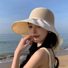 1 件防紫外线太阳帽，适合钓鱼、远足、徒步旅行、旅行、露营、度假 - 遮挡阳光、遮盖脸部和颈部 - 彩色 - 查看 4