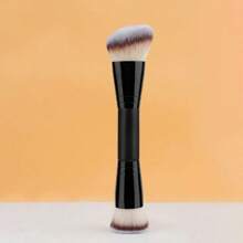 1pc Portable Dual-Ended Multi-Functional Makeup Brush For Face, Men & Women, Including Foudation Brush, Contour Brush, Powder Brush, Blush Brush