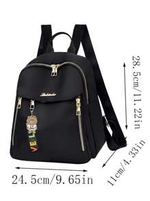 Backpack For School Season - Men's Style - Simple One-Piece Large Capacity Travel Backpack - Suitable For Both Men And Women As A Casual Bag - Multicolor - View 3