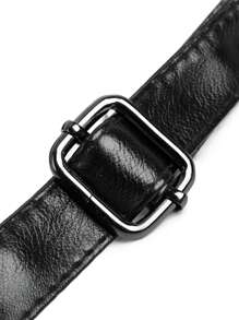 Multilayer Soft Leather Handbag, Fashionable Casual Versatile Middle-Aged Women Shoulder & Crossbody Tote Bag With Large Capacity - Black - View 7