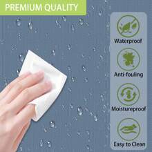 1 卷简约海军蓝色即剥即贴壁纸,防水防潮接触纸,可拆卸和重复使用,40/60/80 厘米宽,适用于卧室、餐厅、客厅电视背景、厨柜、桌子、书架、家具翻新 - 藏蓝色 - 查看 12