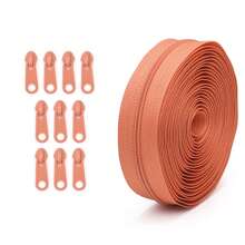 1 套 = 4.5 米拉链 + 10 个塑料拉链头，彩色尼龙 #3 拉链，带 10 个匹配的塑料拉链头，1 套/5 套，适用于服装、纺织品、箱包 - 多種顏色 - 查看 23