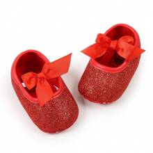 Infant Girl Moccasins Princess Sparkly Mary Jane Dresses Shoes Premium Lightweight Soft Sole Crib Shoes Toddler Shoes