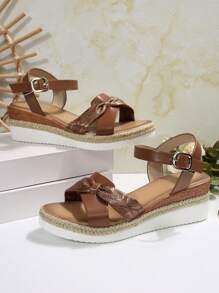 2025 Latest Platform Sandals For Women, Fashion Adjustable Buckle Strap Soft Sole Summer Outdoor Slippers