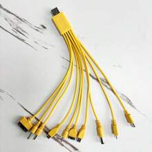 Cable versátil 10 en 1 para carga, cable de datos multifunción para cargar diversos dispositivos móviles compatible con iPhone, Android, cámara, MP3 y adaptador universal