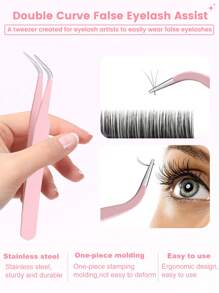 12 件化妆工具套装包括：1 个多功能拉链防水洗漱包和化妆包 + 1 个发带 + 2 个手碗带 + 1 个睫毛夹 + 1 个镊子 + 1 个眼部化妆辅助器 + 1 个面膜刷 + 1 个面部冰敷 + 1 个洗鼻刷 + 1 个硅胶猫爪洗脸刷 + 1 个硅胶软毛面部工具