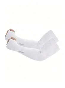 3 Pairs Arm Sleeves, Women Sports Compression Arm Covers, UV Protection Sun Sleeves For Teens And School Sports Use Sleeves Cover Arms
