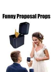 中指惊喜礼盒中指盒完美恶作剧手弹出礼物与成人礼盒新奇恶作剧中指手雕像圣诞节新奇有趣的礼物使用这个迷人的古怪盒子来为您的母亲父亲妻子女朋友男朋友丈夫或朋友的生日派对或休闲聚会增添情趣礼品盒宝石订婚戒指盒印花手中指双恶作剧惊喜快乐恶作剧有趣的礼物