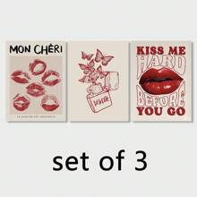 3pcs/Set Unramed Canvas Paintings And Posters Retro Wall Art 70S Groovy Funk With Wall Art Prints Wall Art Living Room Poster Funky Home Decor Art Deco Classic Modern Style - Multicolor - View 11