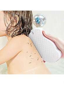 Gentle Exfoliating Sponge Loofah Bath Sponge For Baby Adults Bathing Dead Skin Remover - Grey - View 4