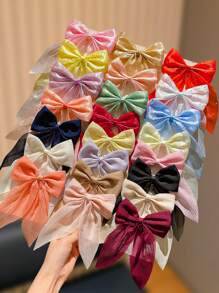 23 - Piece Set Of Gentle Mori Style Flowing Bow Hair Clips - Versatile For Dates And Commuting