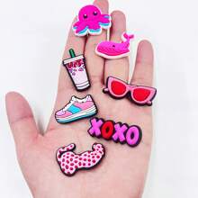 37pcs Casual Street Style Plastic EVA Bag Accessories Charm Multifunctional Reusable Colorful With Flowers Design For Beach Backpack Bows