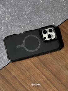 Funda Protector Antigolpes KBOD Urban Play Shinny Colores Compatible con Aro Magnetico Para iP - Negro - Ver 2