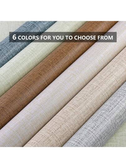 Roll Verlichting Grijs Linen Wallpaper Home Self Adhesive Peel Stick Wand Paper Bedroom Dinning Room Kitchen Cabinets Stickers Thicken Mildew Proof Removable Contact Countertops Furniture Renovation Art Living ations Office Items Bathroom ation Stuff Ho Wallpapers view 2