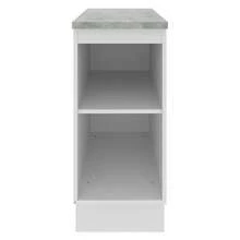 Gabinete Bajo Cocina Madesa Glamy 35cm 1 Puerta Blanco - Blanco - Ver 9