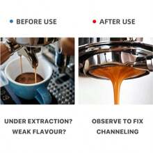 54 毫米无底手柄，适用于 Breville 浓缩咖啡机 BES840XL-BES870XL- BES87OBSXL-BES878BSS-BES88OBSS 不锈钢裸手柄双份浓缩咖啡滤篮