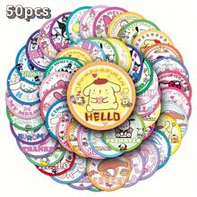 50pcs Cute Cartoon Stickers - Perfect For Sealing, Refrigerators And Computers - Multicolor - View 6
