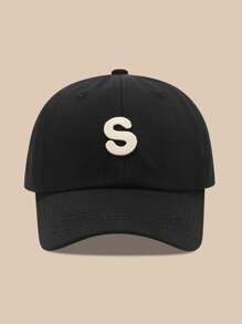 1pc Women/Men 26 Letters Baseball Cap Sun Hat, Suitable For Outdoor Daily Wear & Sunscreen