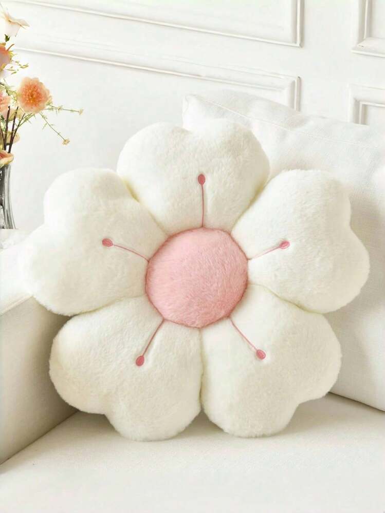 1 pièce Coussin en forme de fleur, oreiller décoratif pour le lit et le canapé, oreiller à marguerite mignon pour dortoir, coussin de sol, printemps, cadeaux pour la famille et les amis