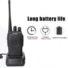 1pc BAOFENG BF-888S UHF Radio UHF 400-480MHz Amateur Radio Handheld Two Way Radio - Portable Walkie Talkies For Adults, Hiking Biking Camping