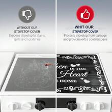 1 pièce de tapis de préservation en silicone antidérapant. Tapis protecteur polyvalent pour cuisinière, cafetière, machine à laver, tapis de séchage d'évier, décoration de maison et de cuisine, résistant à la chaleur, housse de plaque de cuisson électrique