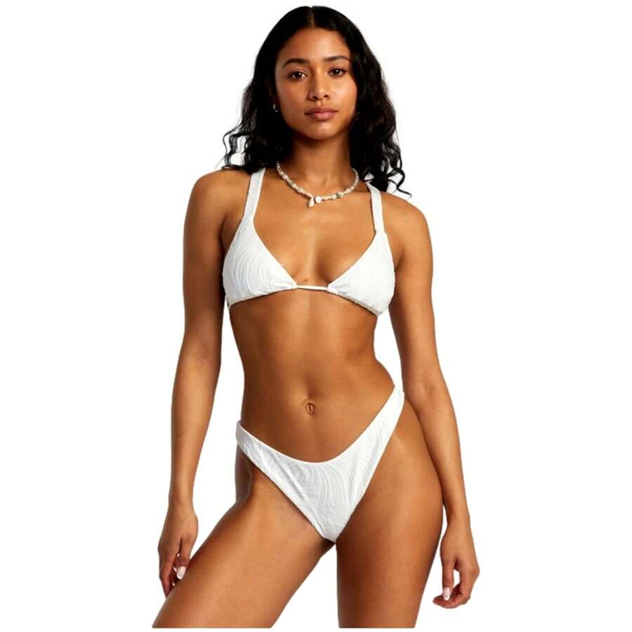 RVCA Palm Grooves Me Wpw Full Bikini For Women In White ✅ Delivery 24/72h To Spain (Peninsula)