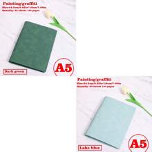 1/2/3 Libros, Cuaderno con tapa blanda desmontable, 60 hojas 120 páginas, estilo minimalista; Material suave, encuadernación espiral para reemplazo fácil, papel amigable con los ojos para escritura a doble cara, adecuado para oficina/escuela/vida diaria/cuaderno/bloc de dibujo, disponible en dos tipos de páginas, rayadas y en blanco.