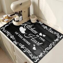 1 pièce de tapis de préservation en silicone antidérapant. Tapis protecteur polyvalent pour cuisinière, cafetière, machine à laver, tapis de séchage d'évier, décoration de maison et de cuisine, résistant à la chaleur, housse de plaque de cuisson électrique
