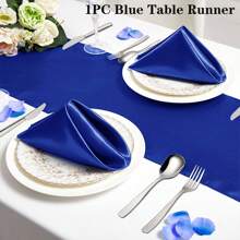 酒店纯色桌旗、婚礼开幕布、简约涤纶椅背、浴室厨房装饰用花朵擦杯布 - 彩色 - 查看 17