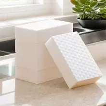 10 件装神奇纳米海绵擦，餐具厨房用品，清洁洗碗木浆海绵擦，神奇海绵擦，泡沫清洁垫，多功能家用清洁海绵，厨房洗碗海绵，适用于家具、浴室、浴缸、水槽、地板、地板、墙壁、清洁用品、家用小工具，准备上学，2 次热压工艺，柔韧性好可随意分割