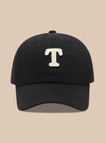 1pc Women/Men 26 Letters Baseball Cap Sun Hat, Suitable For Outdoor Daily Wear & Sunscreen