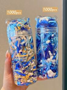 1800/2000个一次性发圈，女士时尚可爱款，多种颜色，粗细款式可选，适合日常使用和送礼。马尾辫发圈、发绳、橡皮筋、发圈、发饰、发饰、发圈、发饰、发带 - 彩色 - 查看 16