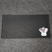 Hair And Nail Tools Non-Slip Storage Mat, Washable Reusable, Barber Table, Scissors And Comb Placement Fixed Mat, Oil Tip Clippers Non-Slip Mat, Desktop Non-Slip Storage Mat, Holiday Gift, Black,Hair Tools,Hair Products And Accessories For Barber Salon Beauty Travel Essentials