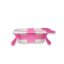 TINA DE BAÑO MODERNA PLEGABLE CON SENSOR DE TEMPERATURA NONI IS-02B - Rosa - Ver 1