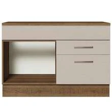 Madesa Gabinete 1p 2 Cajones Con Encimera Agata Color Marrón/crema - Marrón y Crema - Ver 10