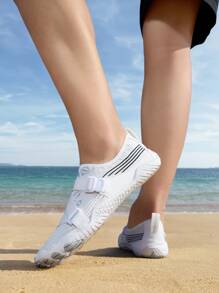 水鞋水上鞋游泳鞋宽赤足鞋男式女式沙滩运动速干赤足划船钓鱼潜水冲浪 - 白色 - 查看 8