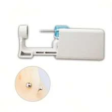 Disposable Ear Piercing Gun Piercing Kit Tool Stud Sterile Portable Ear Nose Piercing Kit For Salon Home Piercing Men And Women - Multicolor - View 5