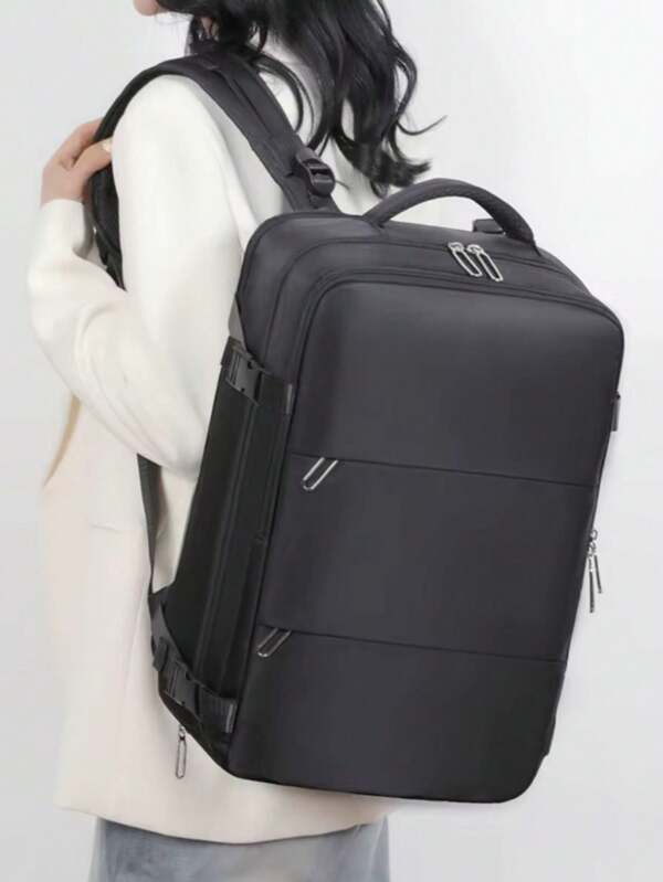 Mochila Executiva para Laptop, à Prova D'Água, Ideal para Viagens e Escola, com Compartimento para Tênis