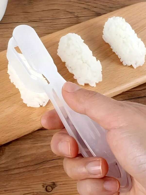 1 pieza /2 piezas Molde para hacer sushi Prensa de bolas de arroz rectangulares DIY Máquina para hacer musubi a mano Kit de prensa para hacer onigiri, bento, láminas de carne, nigiris, spam hawaiano para restaurante de cocina de mil capas