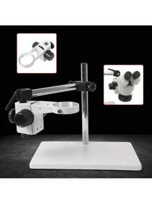LOYALHEARTDY Boom Stand For Stereo Microscope Focusing Holder Ring 76mm Multi-Axis Rotation