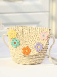 1pc Kids Cute Flap Cover Adjustable Shoulder Strap Crossbody Bag, Suitable For Snacks & Coins, Daily Use - Clamshell Bag - View 17