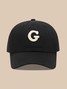 1pc Women/Men 26 Letters Baseball Cap Sun Hat, Suitable For Outdoor Daily Wear & Sunscreen