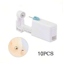 Disposable Ear Piercing Gun Piercing Kit Tool Stud Sterile Portable Ear Nose Piercing Kit For Salon Home Piercing Men And Women - Multicolor - View 11