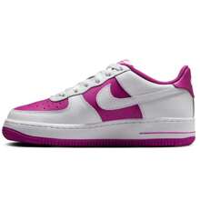 Big Kid's Nike Air Force 1 BG White/Hot Fuchsia (HV0938 100)