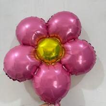 20 件粉色花朵气球套装 - 时尚派对装饰，适合生日、单身派对、70 年代主题派对、婚礼、拍照亭 | 可重复使用的铝箔 | 适合圣诞节、万圣节、复活节和各种场合 | 公主主题椭圆形