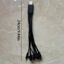Cable versátil 10 en 1 para carga, cable de datos multifunción para cargar diversos dispositivos móviles compatible con iPhone, Android, cámara, MP3 y adaptador universal