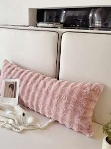 1 件泡泡毛绒长枕套（无填充物），可机洗，粉色 - 粉色 - 查看 5