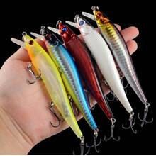 5pcs 11.5cm 14.5g Minnow Fishing Lures Wobbler Hard Baits Crankbaits ABS Artificial Lure For Bass Pike Fishing Tackle - Multicolor - View 1