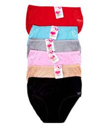 Lot Of 12 Pieces Of Sexy And Comfortable Cotton Panties For Women In Wholesale Quality - 彩色 - 查看 6