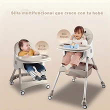 Silla Periquera Portatil De Comer Para Bebe Plegable Asiento,Asiento para niños - Beis - Ver 5